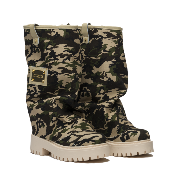 Camo Chunky Boots