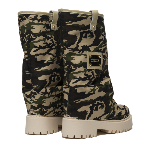 Botas gruesas de camuflaje