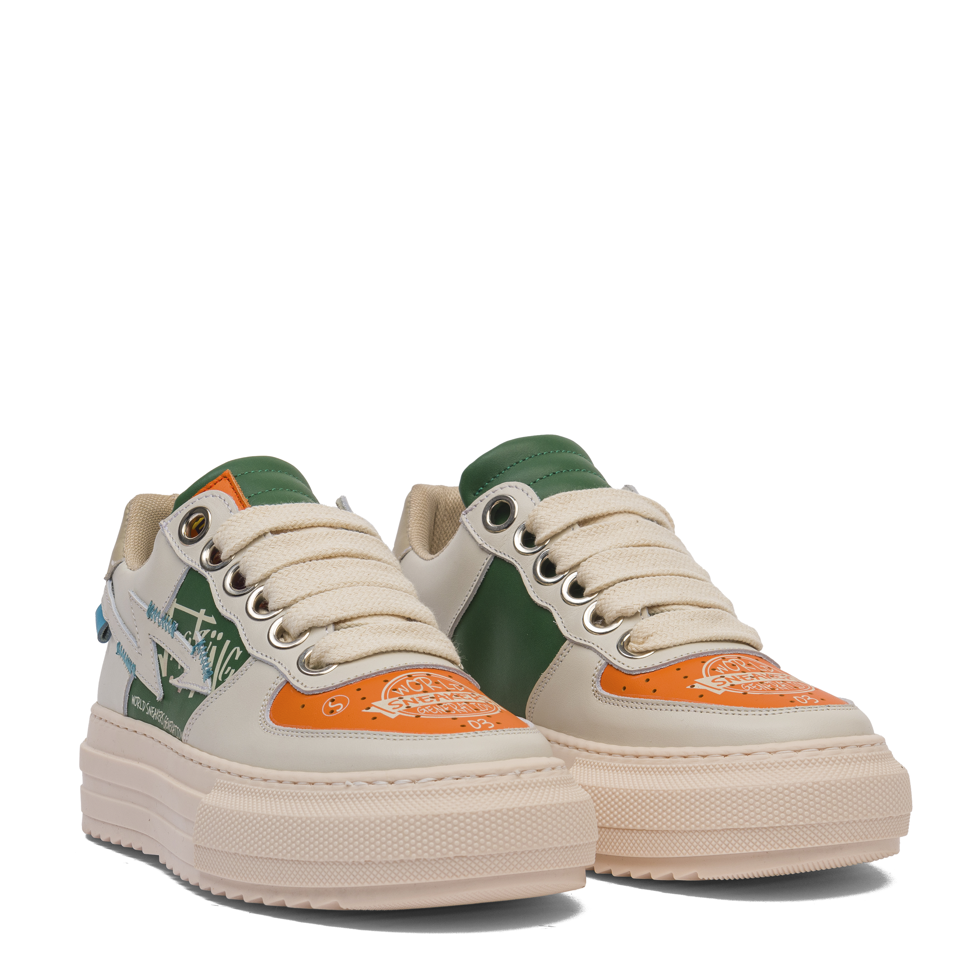 BALI LOW – Green and Orange Edition