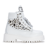 STARBOOT CUSTOM – White Silver Stud Edition