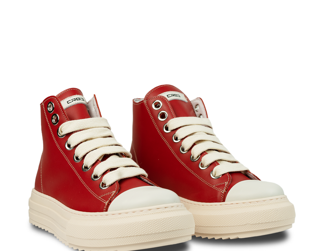 Atlante High – Red-Sneaker-CRISTIANZEROTRE