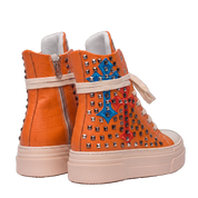 CALIPSO COCO - Orange Cross Studs