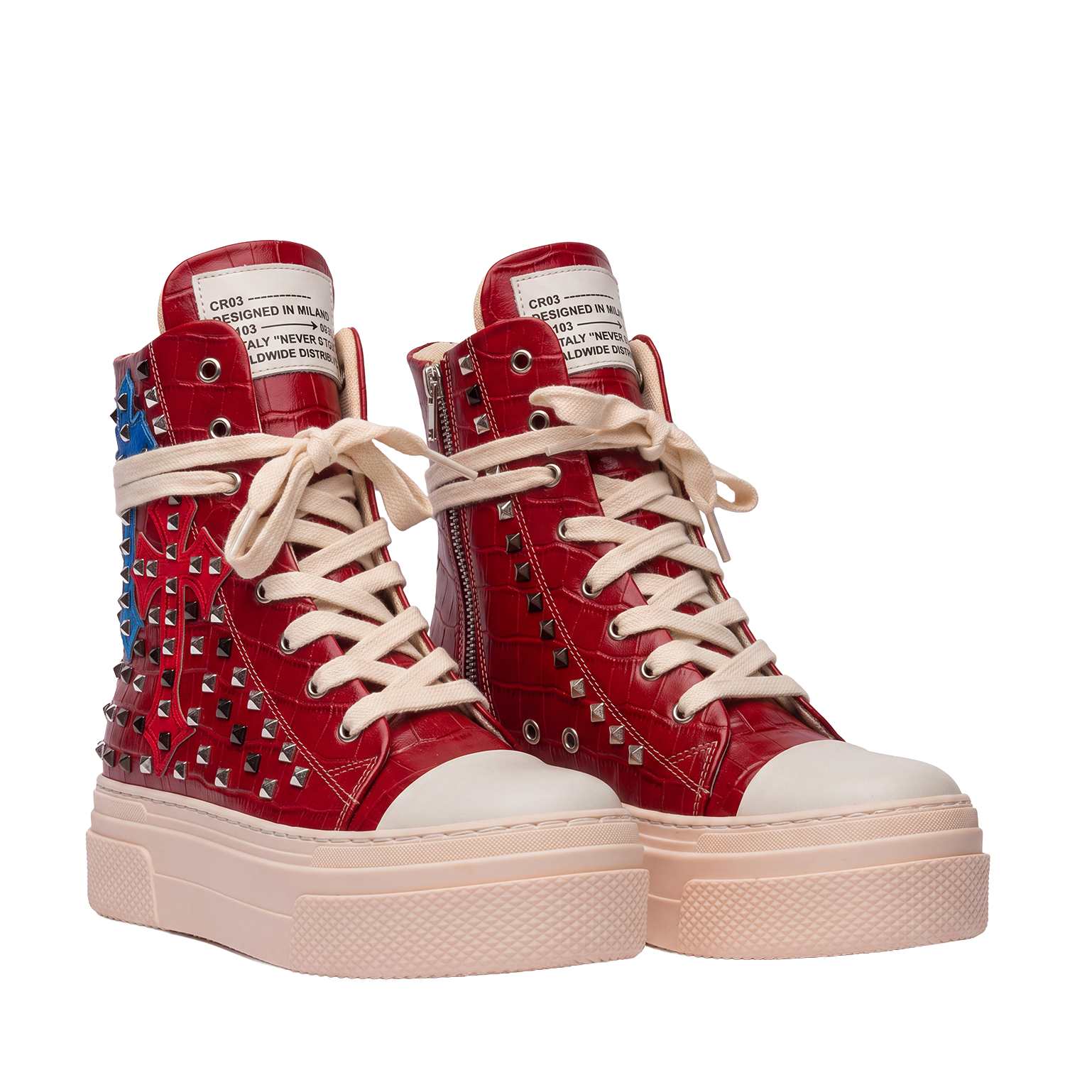 CALIPSO COCO - Red Cross Studs