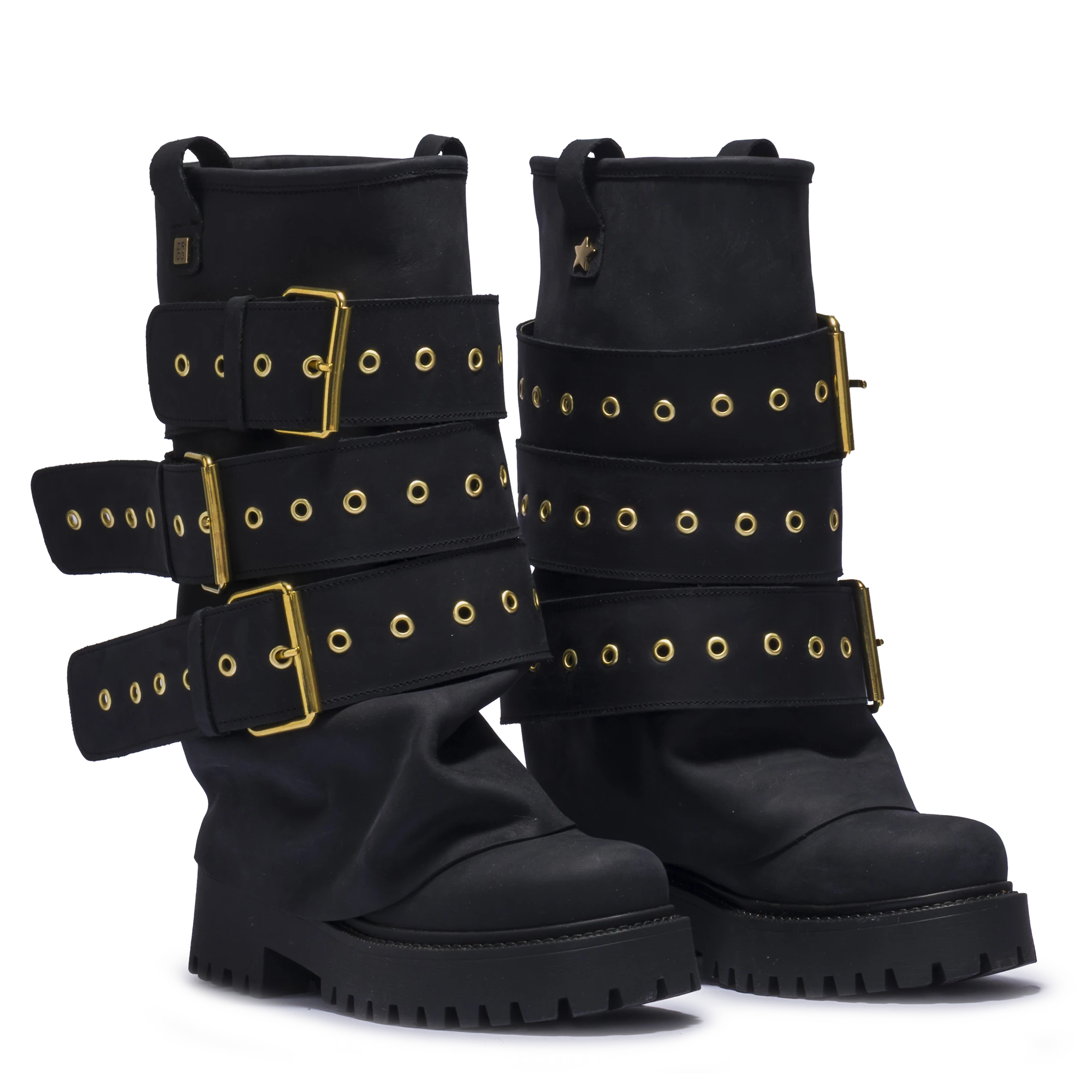 SET - Best Black Glacier, Knotty & Chunky belt