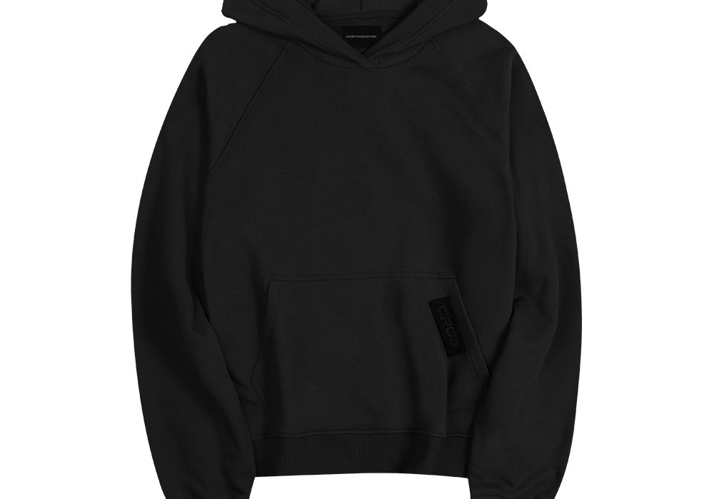 "CR03" Black Hoodie-Hoodie-CRISTIANZEROTRE