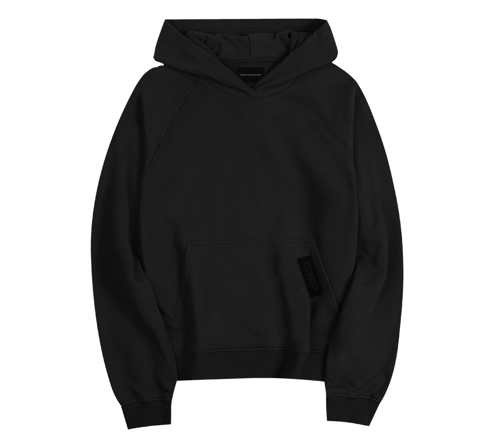 "CR03" Black Hoodie-Hoodie-CRISTIANZEROTRE
