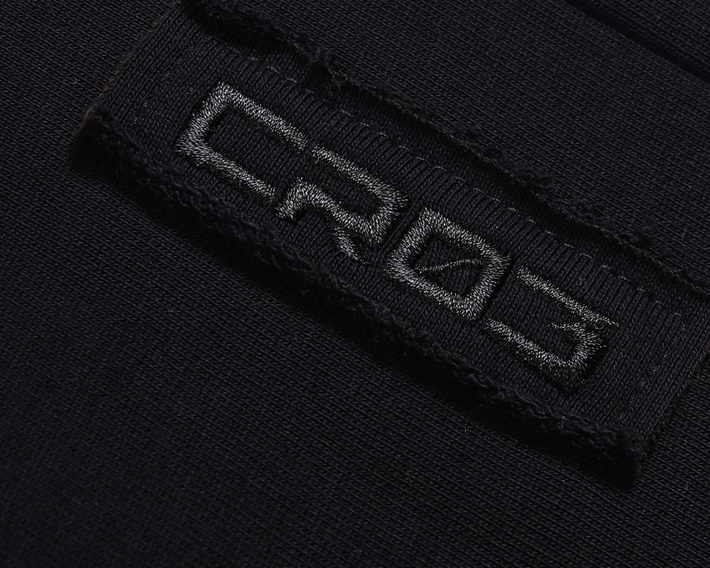 "CR03" Black Short-Shorts-CRISTIANZEROTRE