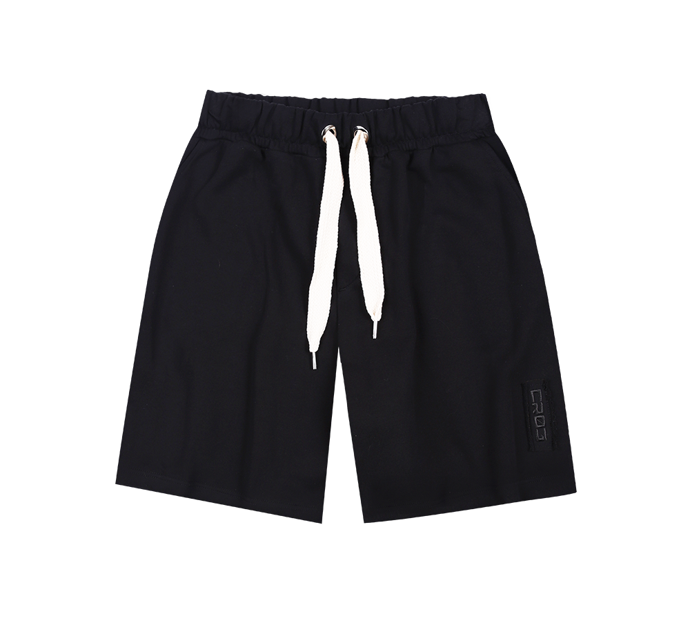 "CR03" Black Short-Shorts-CRISTIANZEROTRE