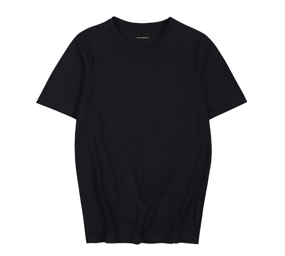 "CR03" Black T-shirt-T-shirt-CRISTIANZEROTRE