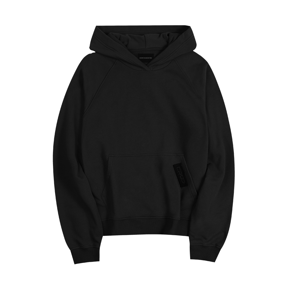 "CR03" Melange Grey Hoodie-Hoodie-CRISTIANZEROTRE