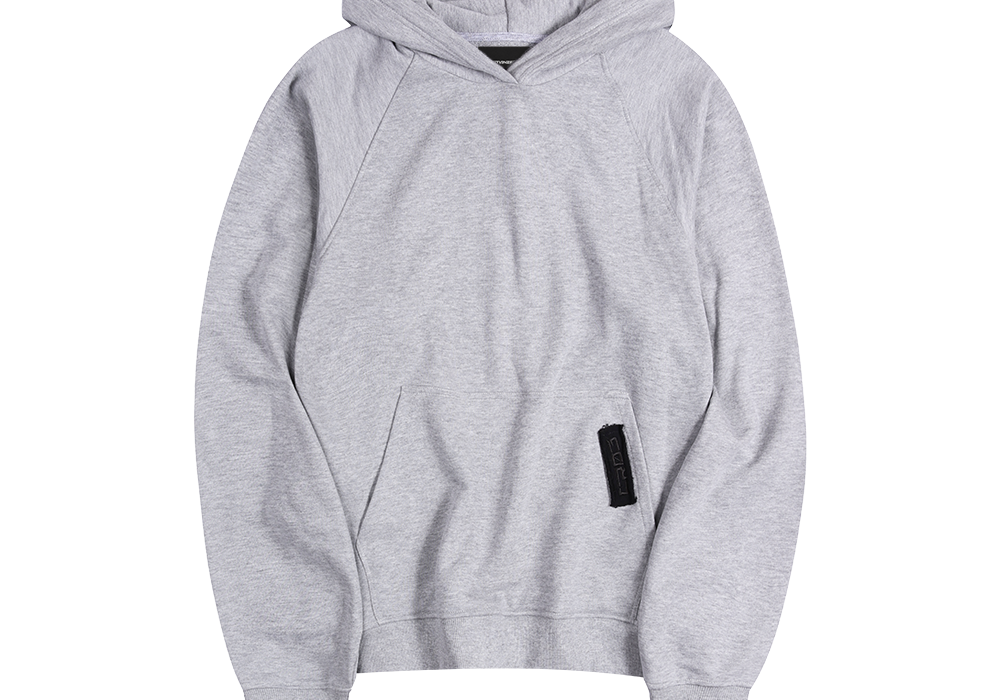 "CR03" Melange Grey Hoodie-Hoodie-CRISTIANZEROTRE