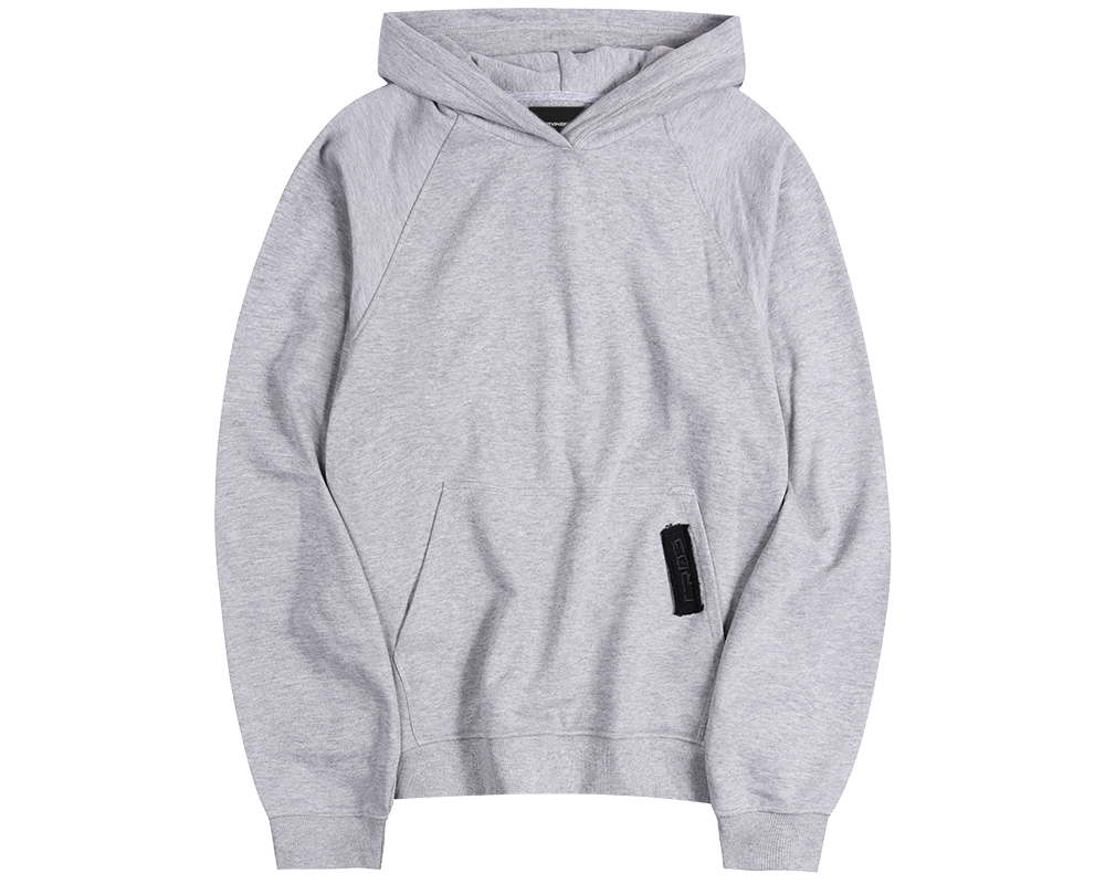 "CR03" Melange Grey Hoodie-Hoodie-CRISTIANZEROTRE