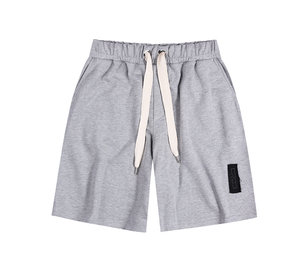 "CR03" Melange Grey Short-Shorts-CRISTIANZEROTRE
