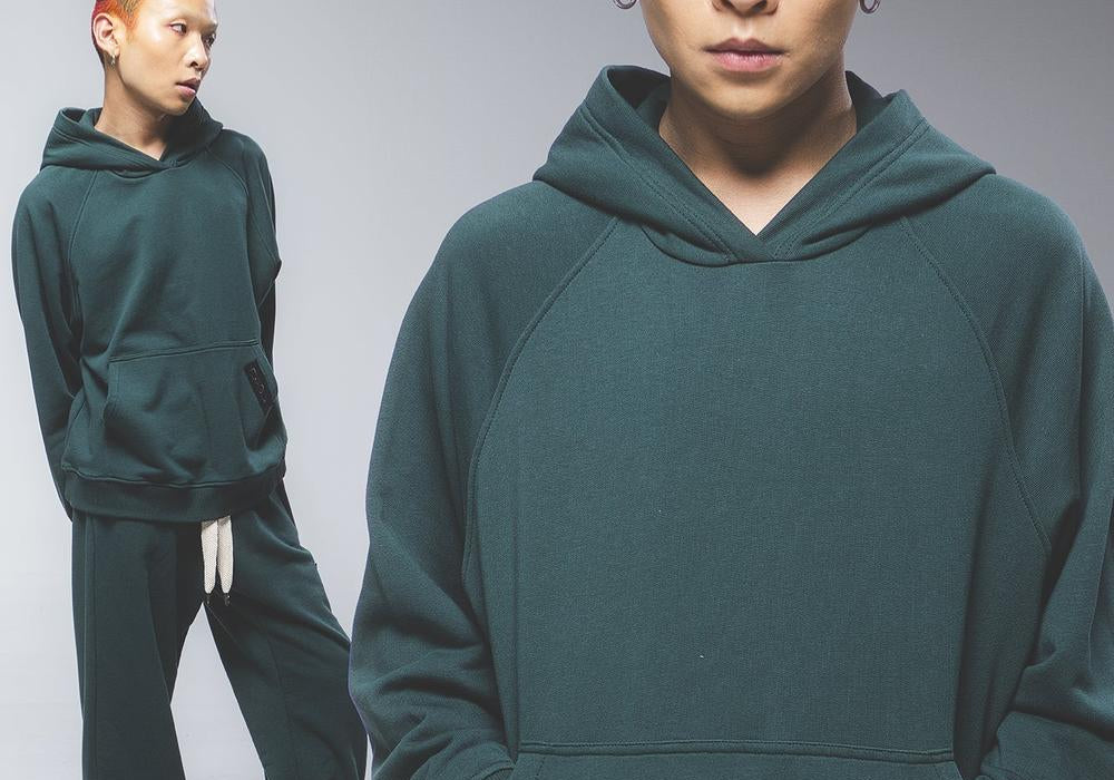 "CR03" Moss Green Hoodie-Hoodie-CRISTIANZEROTRE