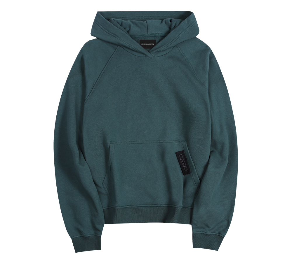 "CR03" Moss Green Hoodie-Hoodie-CRISTIANZEROTRE