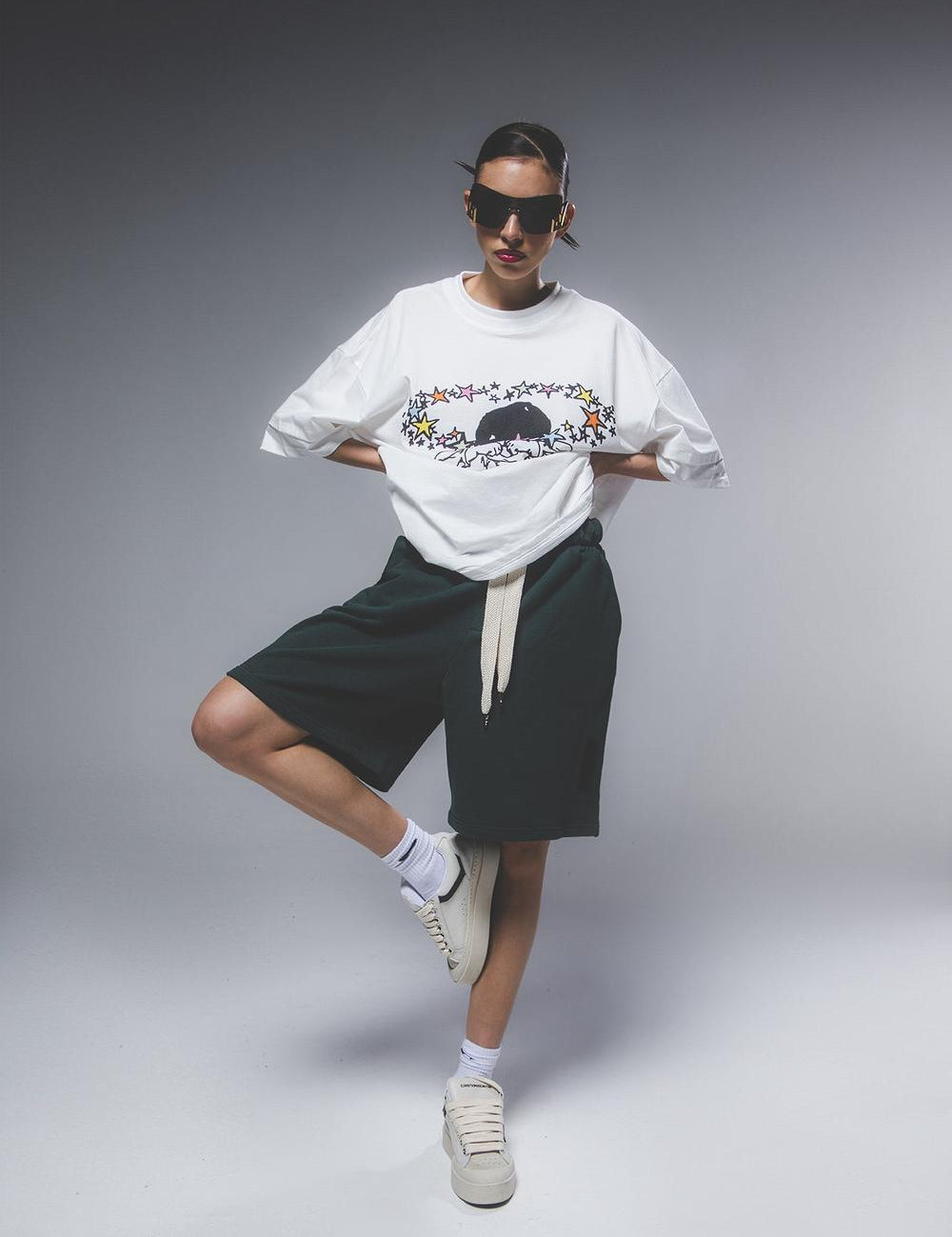 "CR03" Moss Green Short-Shorts-CRISTIANZEROTRE