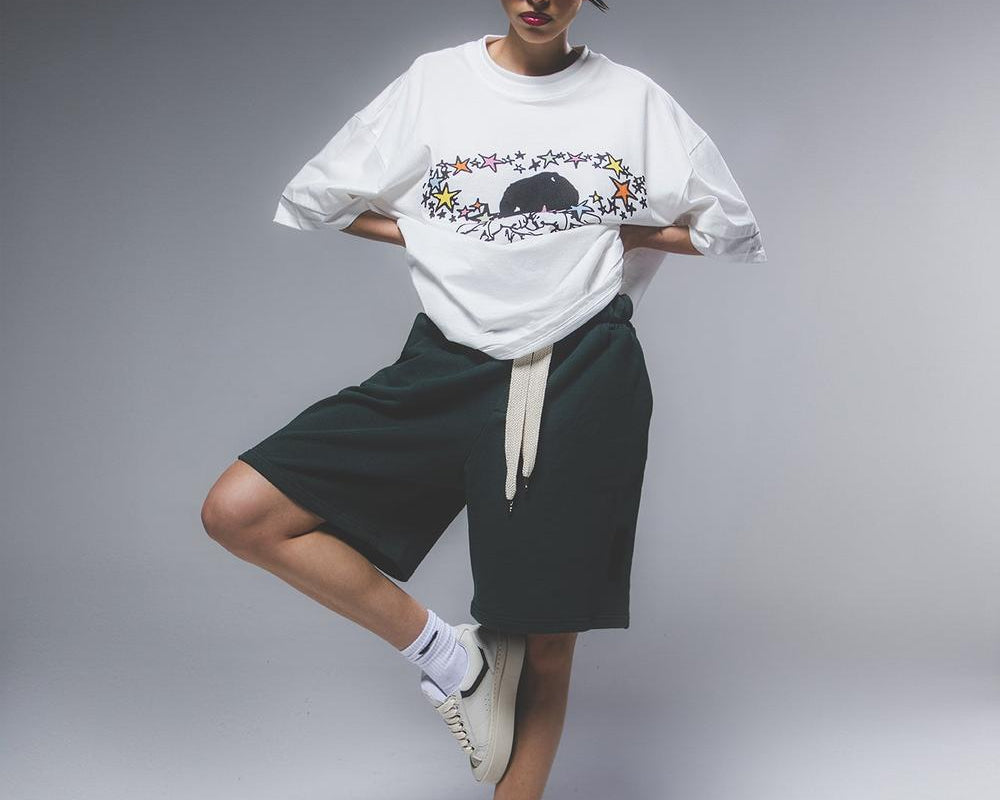 "CR03" Moss Green Short-Shorts-CRISTIANZEROTRE