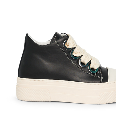Calipso 200 – Classic Black Leather-Sneaker-CRISTIANZEROTRE