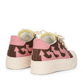 CALIPSO FLAME – Brown Pink Low-Sneaker-CRISTIANZEROTRE