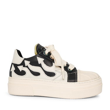 CALIPSO FLAME – Black White Low-Sneaker-CRISTIANZEROTRE