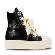 Calipso 300 – Crucifix Black Leather-Sneaker-CRISTIANZEROTRE