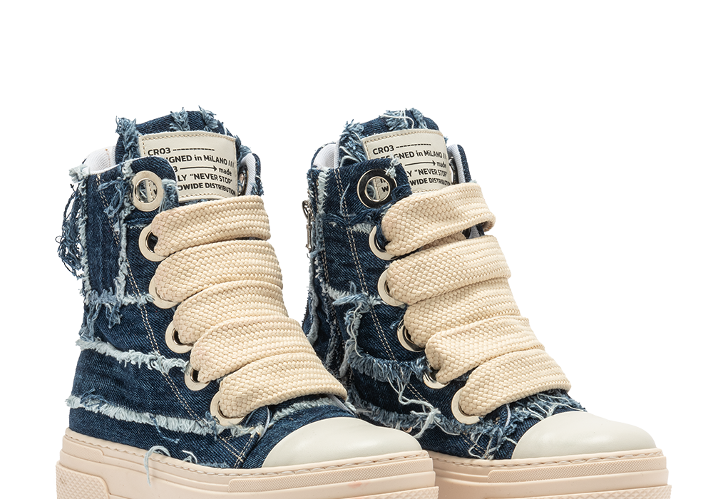 Calipso 300 Destroyed – Blue Jeans-Sneaker-CRISTIANZEROTRE