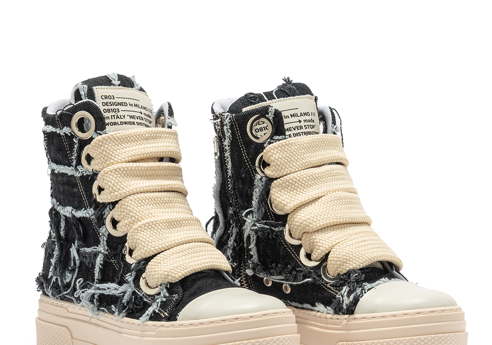 Calipso 300 Destroyed – Grey Jeans-Sneaker-CRISTIANZEROTRE