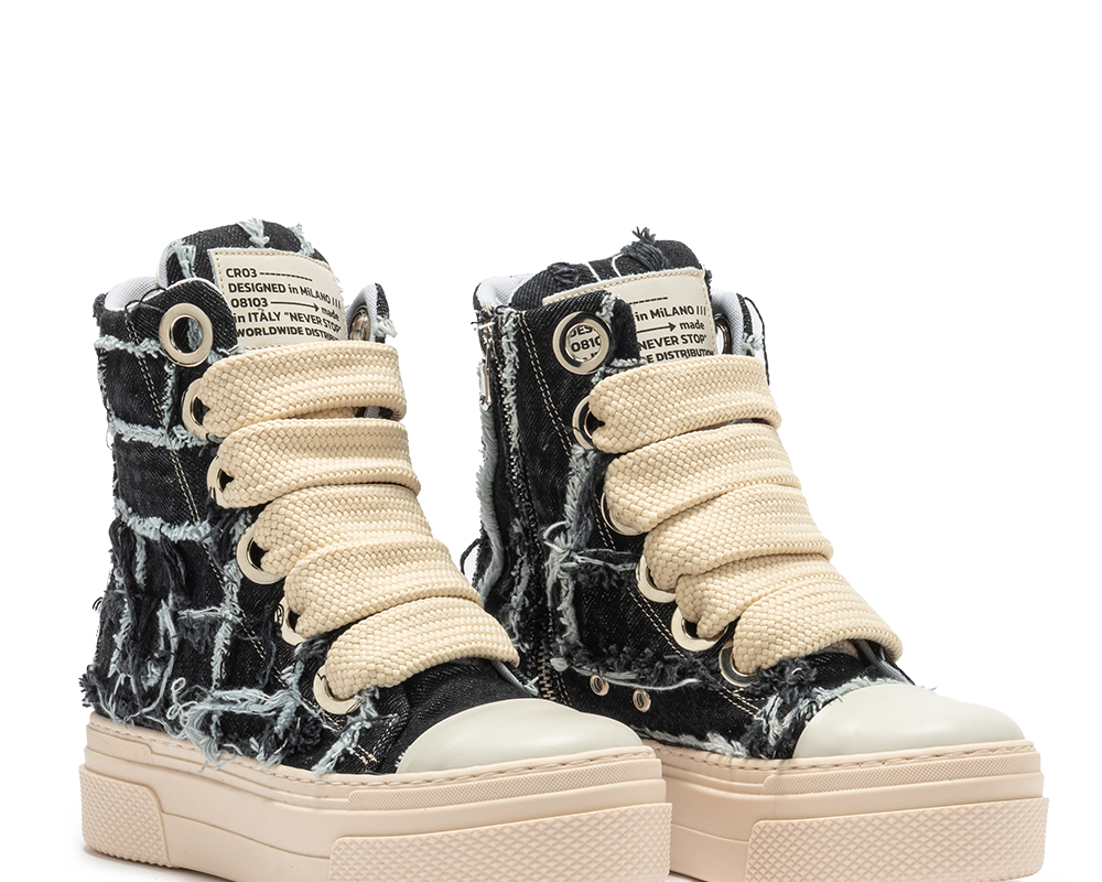 Calipso 300 Destroyed – Grey Jeans-Sneaker-CRISTIANZEROTRE