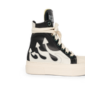CALIPSO FLAME – Black White High-Sneaker-CRISTIANZEROTRE