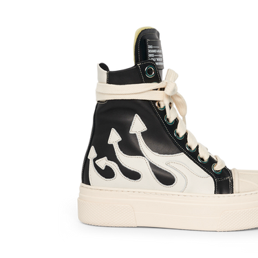 CALIPSO FLAME – Black White High-Sneaker-CRISTIANZEROTRE