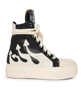 CALIPSO FLAME – Black White High-Sneaker-CRISTIANZEROTRE