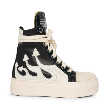 CALIPSO FLAME – Black White High-Sneaker-CRISTIANZEROTRE