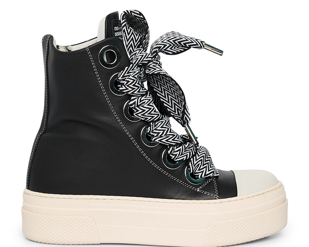 Calipso 300 – Lace Black & White-Sneaker-CRISTIANZEROTRE