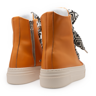 Calipso 300 – Orange Lace Rhombus-Sneaker-CRISTIANZEROTRE