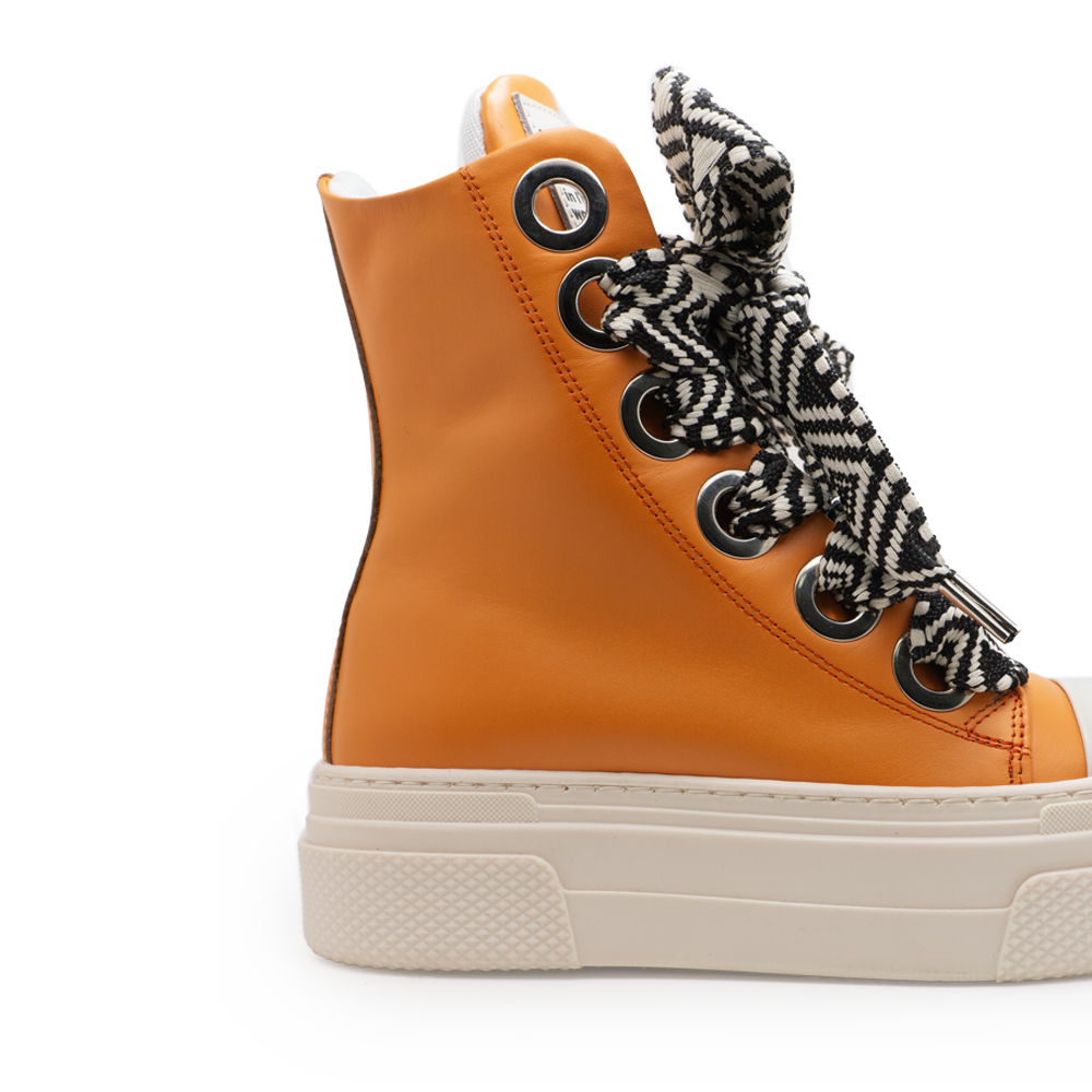 Calipso 300 – Orange Lace Rhombus-Sneaker-CRISTIANZEROTRE