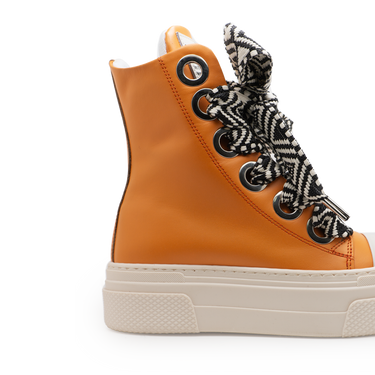 Calipso 300 – Orange Lace Rhombus-Sneaker-CRISTIANZEROTRE