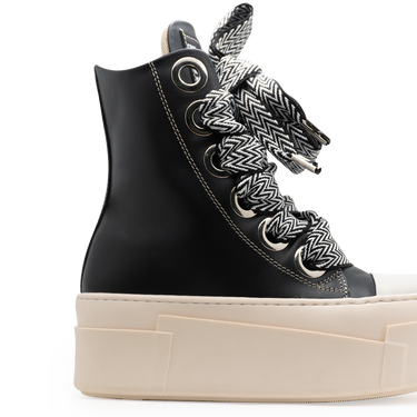Calipso 600 – Black Lace Black & White-Sneaker-CRISTIANZEROTRE