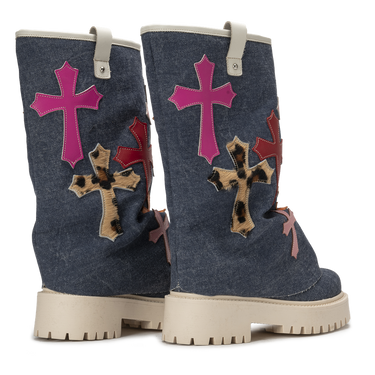 CHUNKY CROSS – Denim Blue-Sneaker-CRISTIANZEROTRE