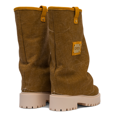 CHUNKY – Denim Boots Brown-Sneaker-CRISTIANZEROTRE