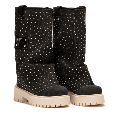 CHUNKY DIAMOND – Boots Black-Sneaker-CRISTIANZEROTRE