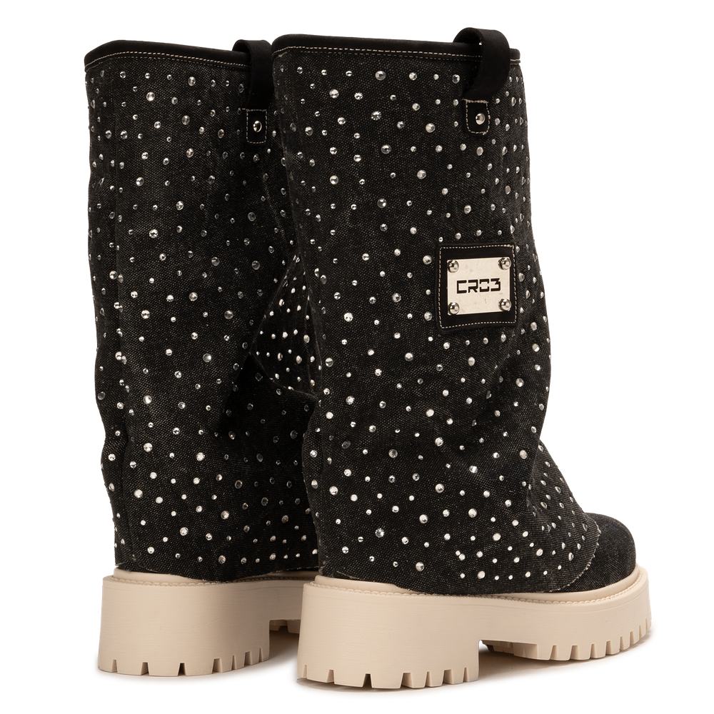 CHUNKY DIAMOND – Boots Black-Sneaker-CRISTIANZEROTRE