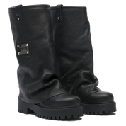 CHUNKY – Leather Boots Black-Sneaker-CRISTIANZEROTRE