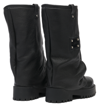 CHUNKY – Leather Boots Black-Sneaker-CRISTIANZEROTRE