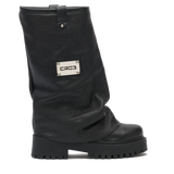 CHUNKY – Stivali in pelle neri