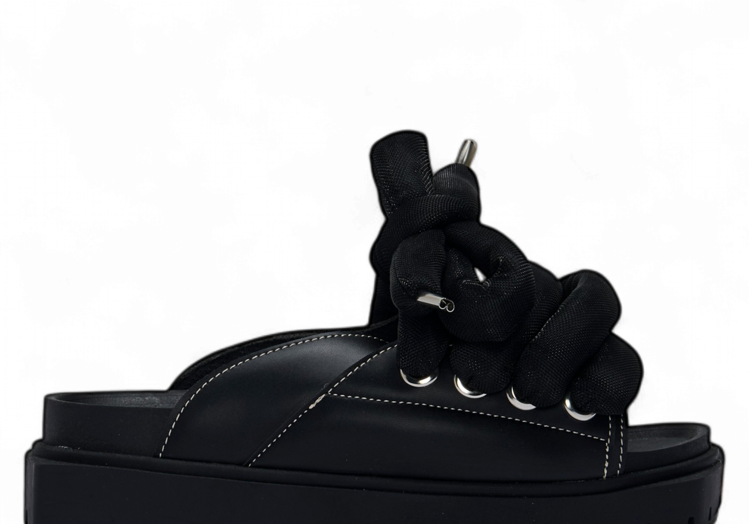 Black Leather Sandals