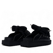Black Leather Sandals