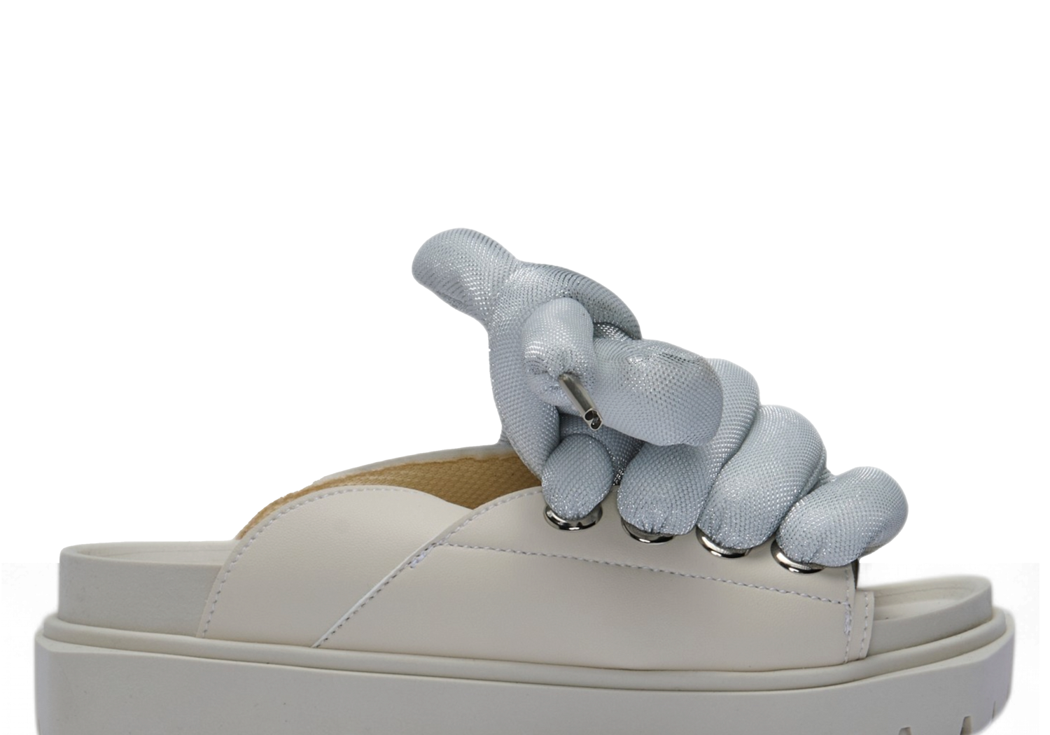 White Leather Sandals