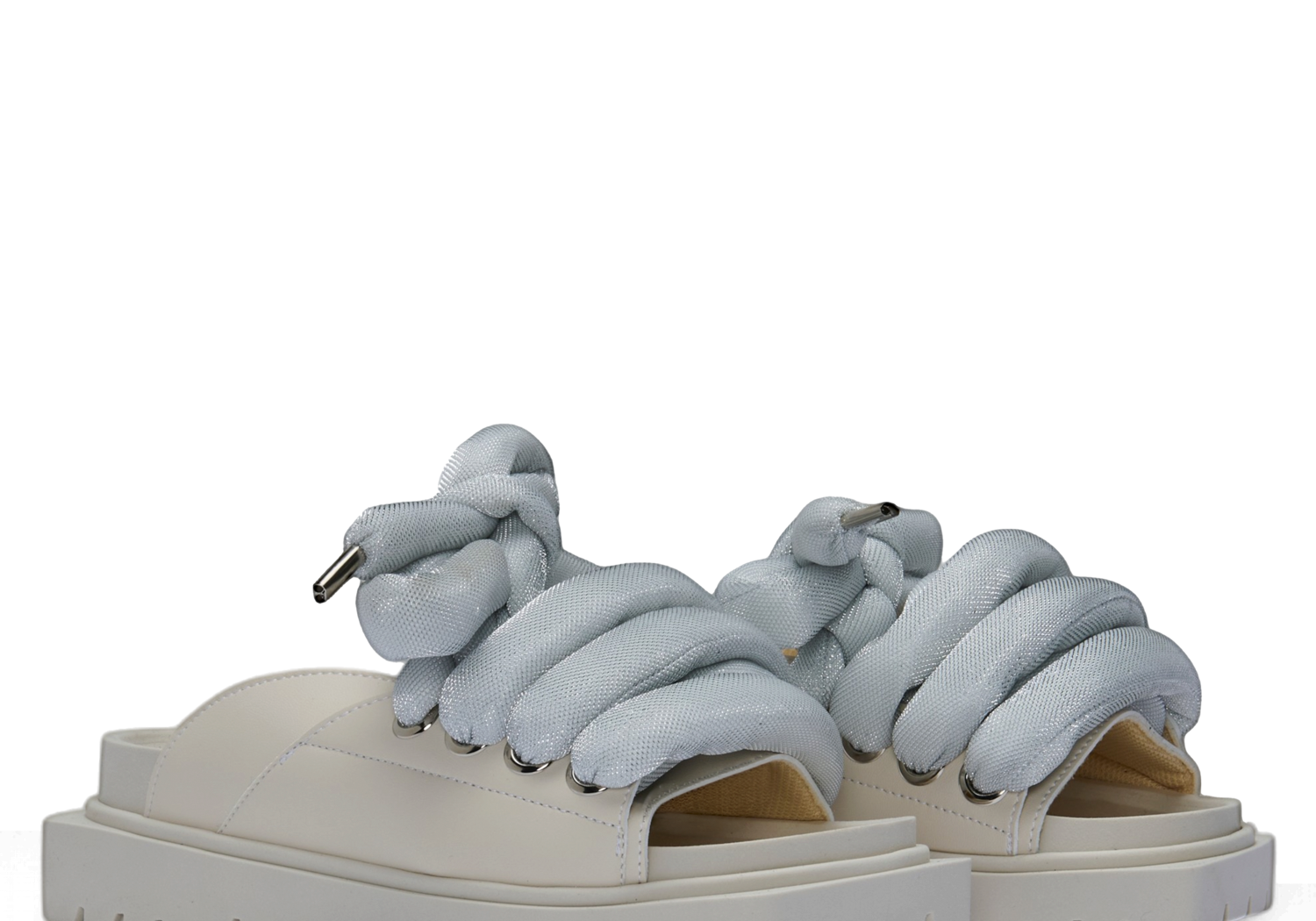White Leather Sandals