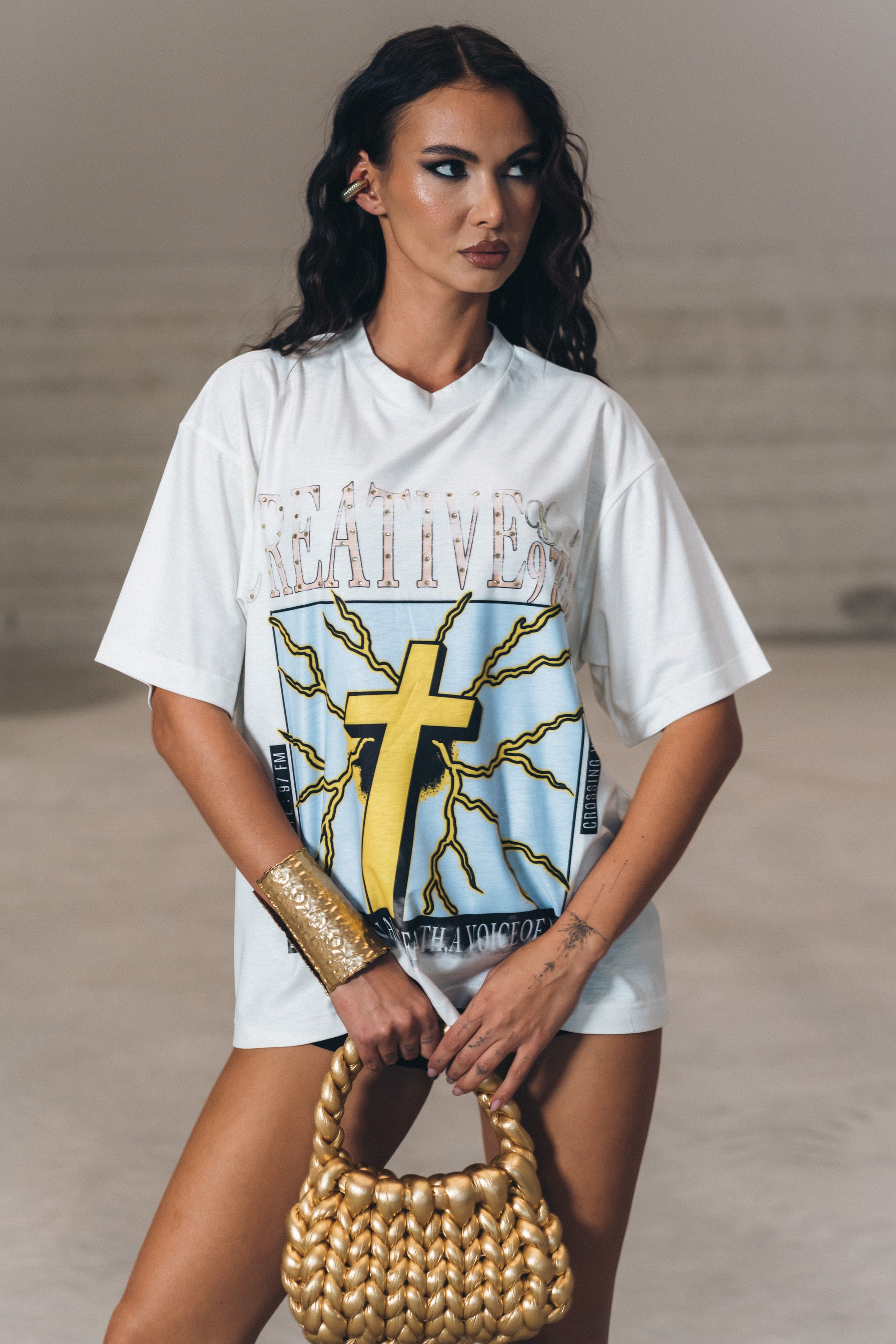 SET - Tee & Knotty Gold