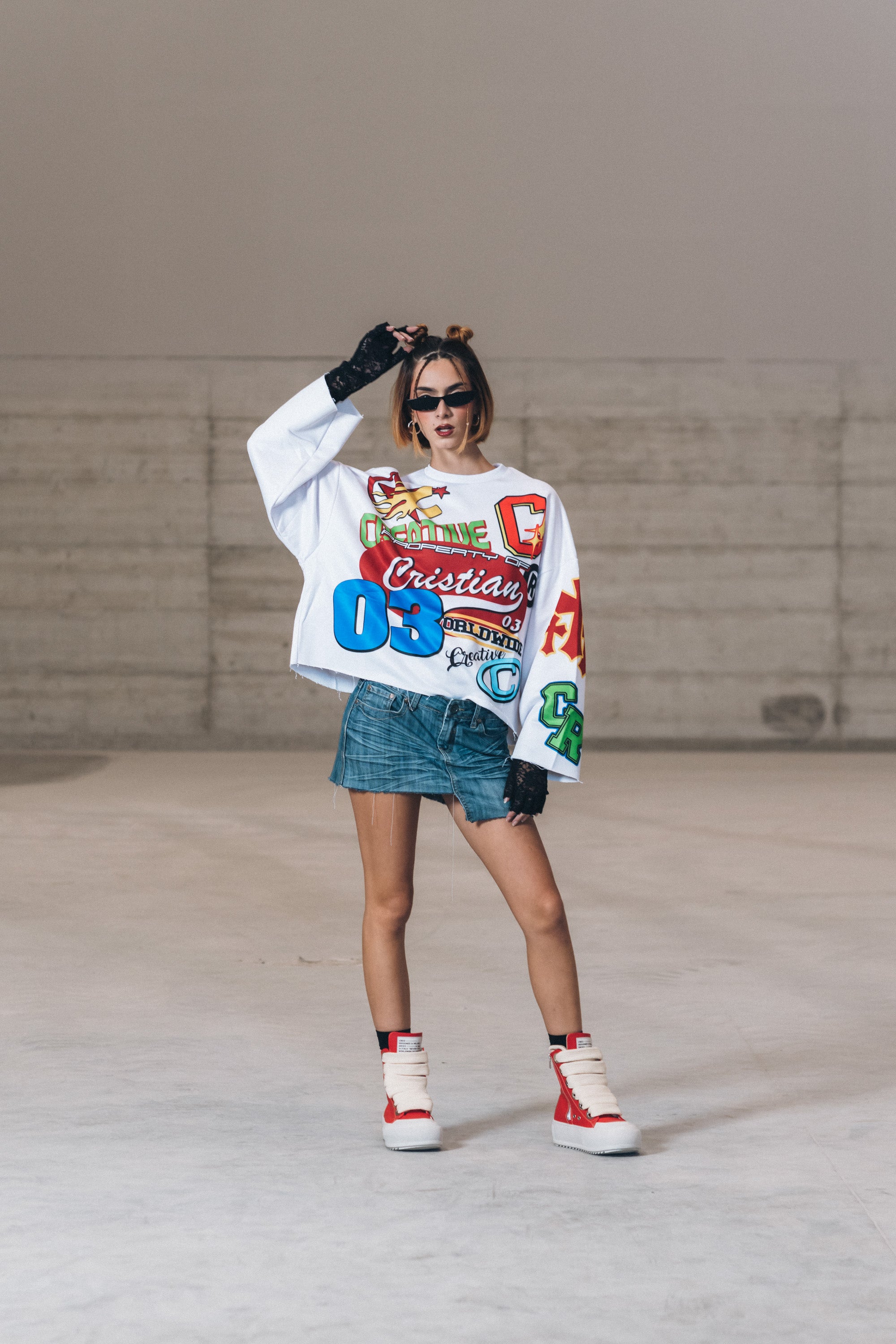 SET - Crop Long Sleeve & Bulk